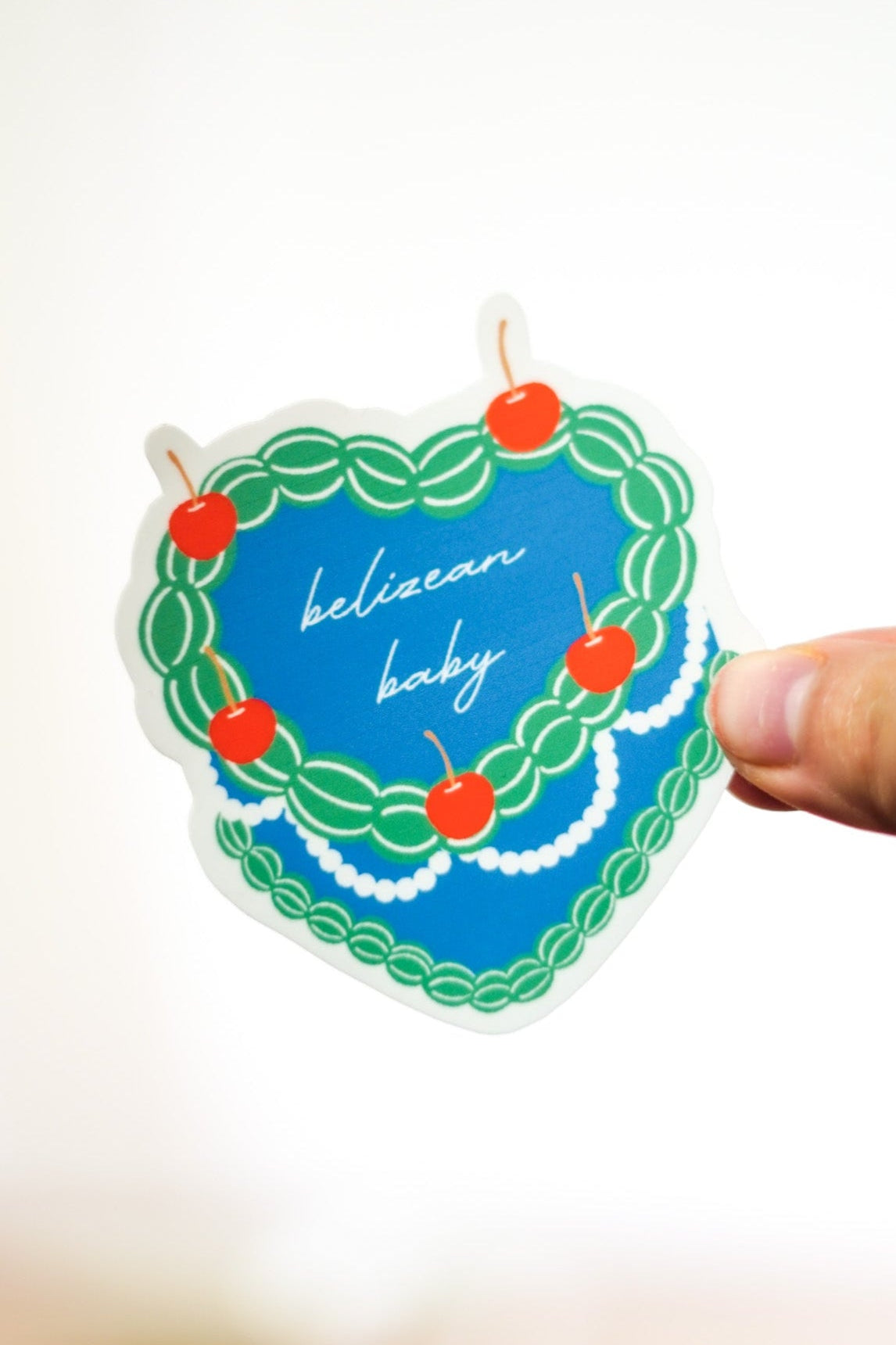 'Belize' Vintage Pastel Sticker