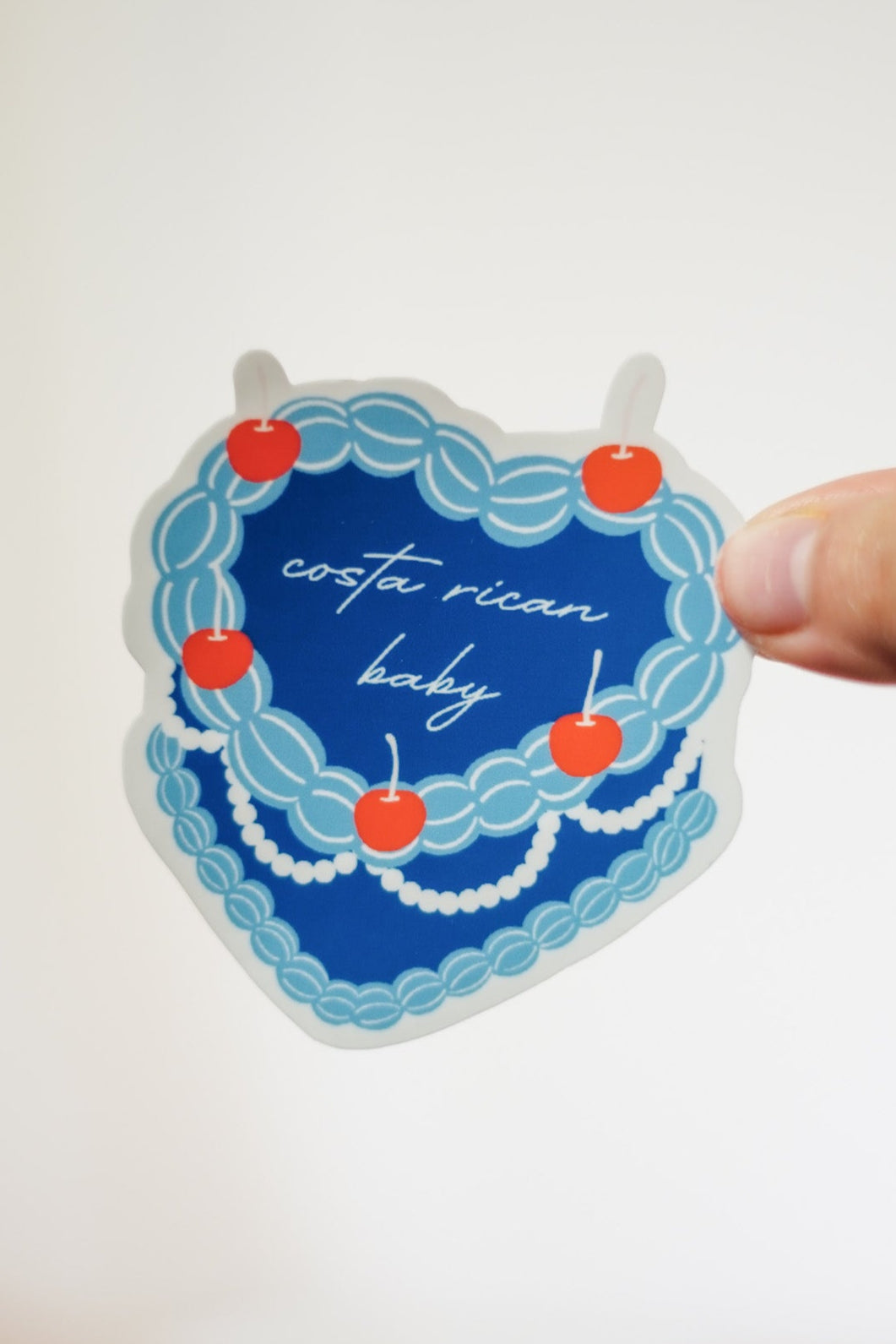 'Costa Rica' Vintage Pastel Sticker