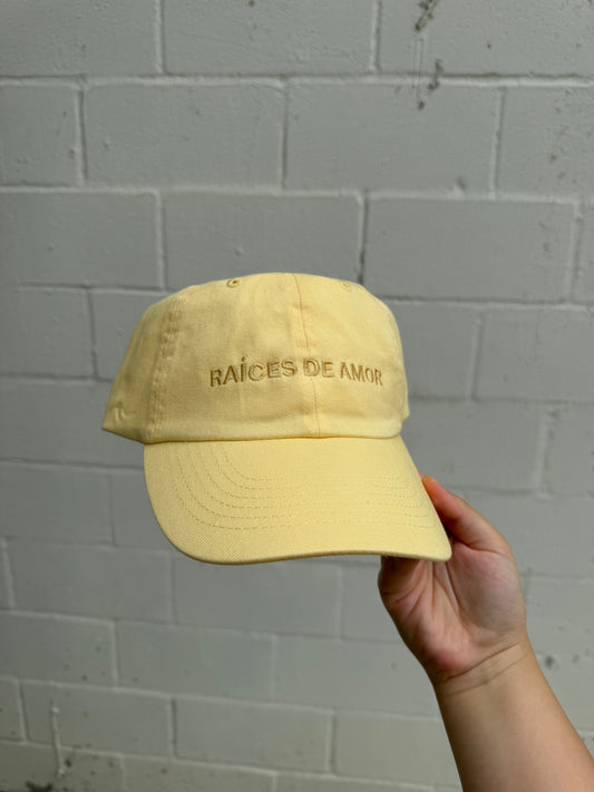 'Raíces De Amor' Pastel Yellow Hat