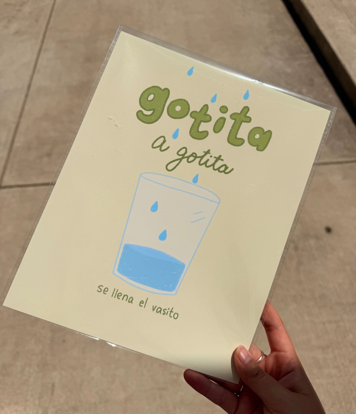 'Gotita a Gotita' Print | 8x10"