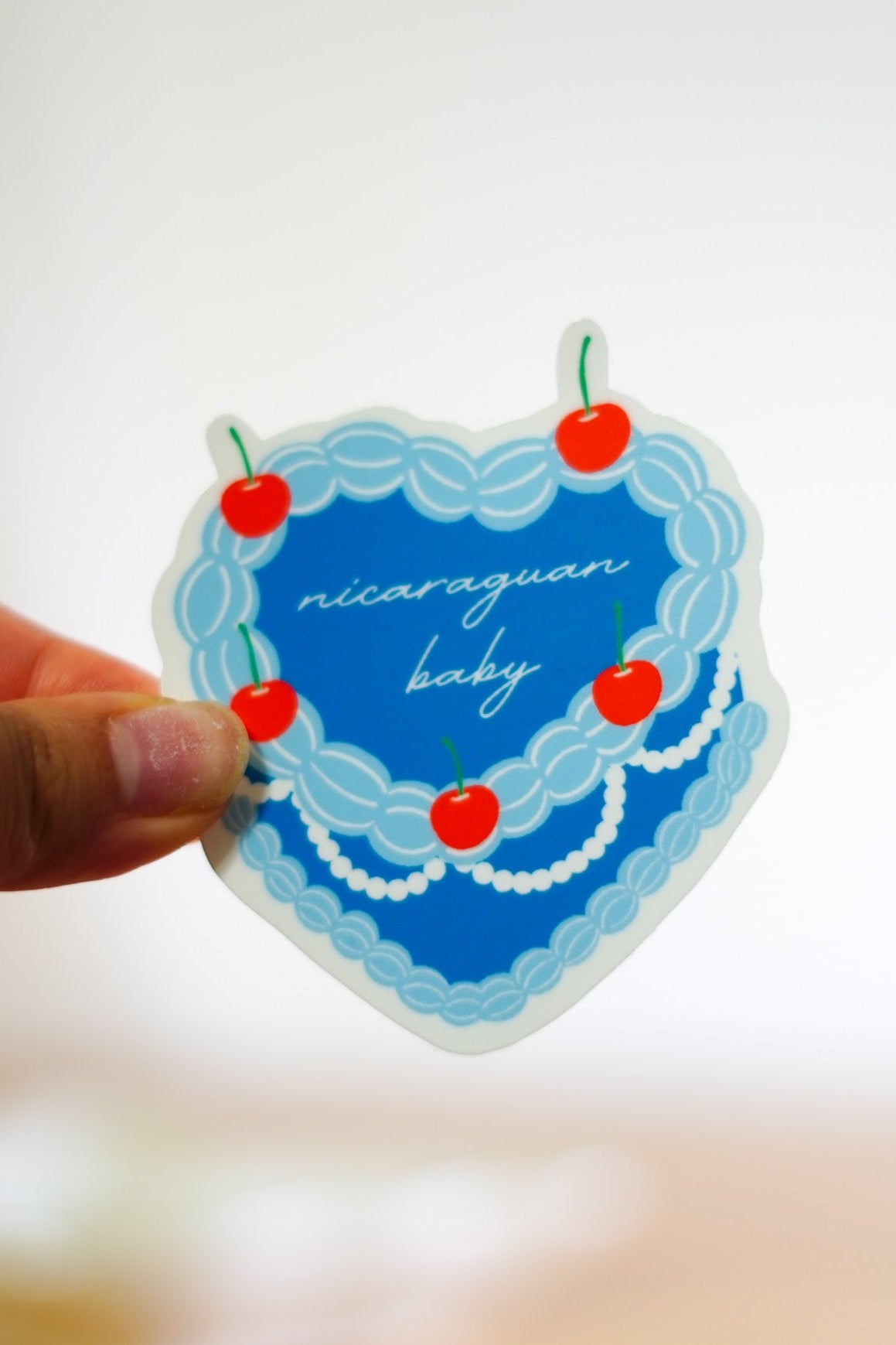 'Nicaragua' Vintage Pastel Sticker