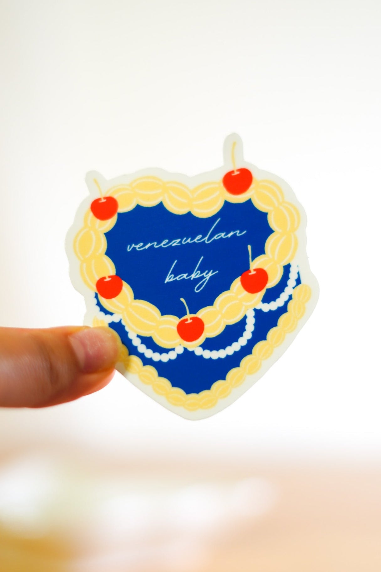 'Venezuela' Vintage Pastel Sticker