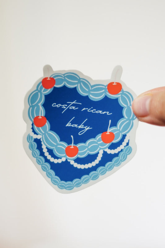 'Costa Rica' Vintage Pastel Sticker