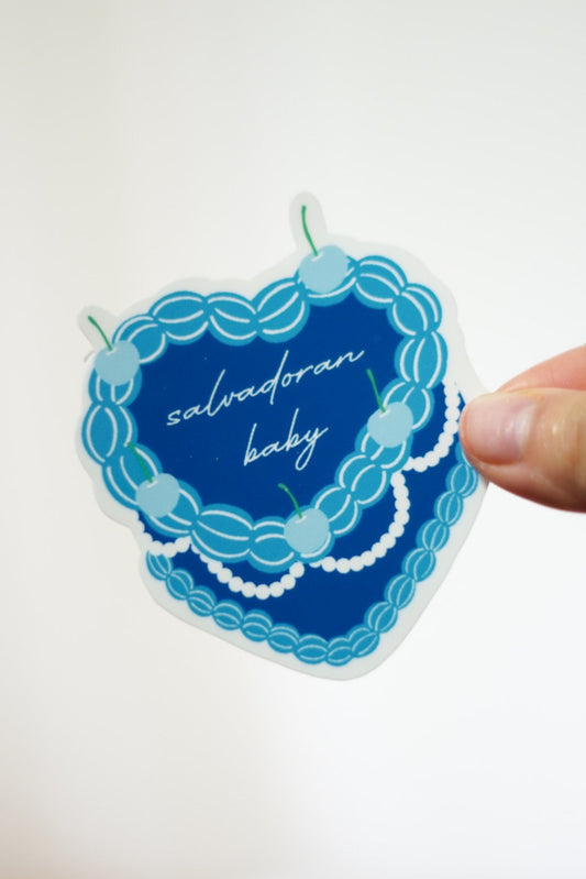 'El Salvador' Vintage Pastel Sticker