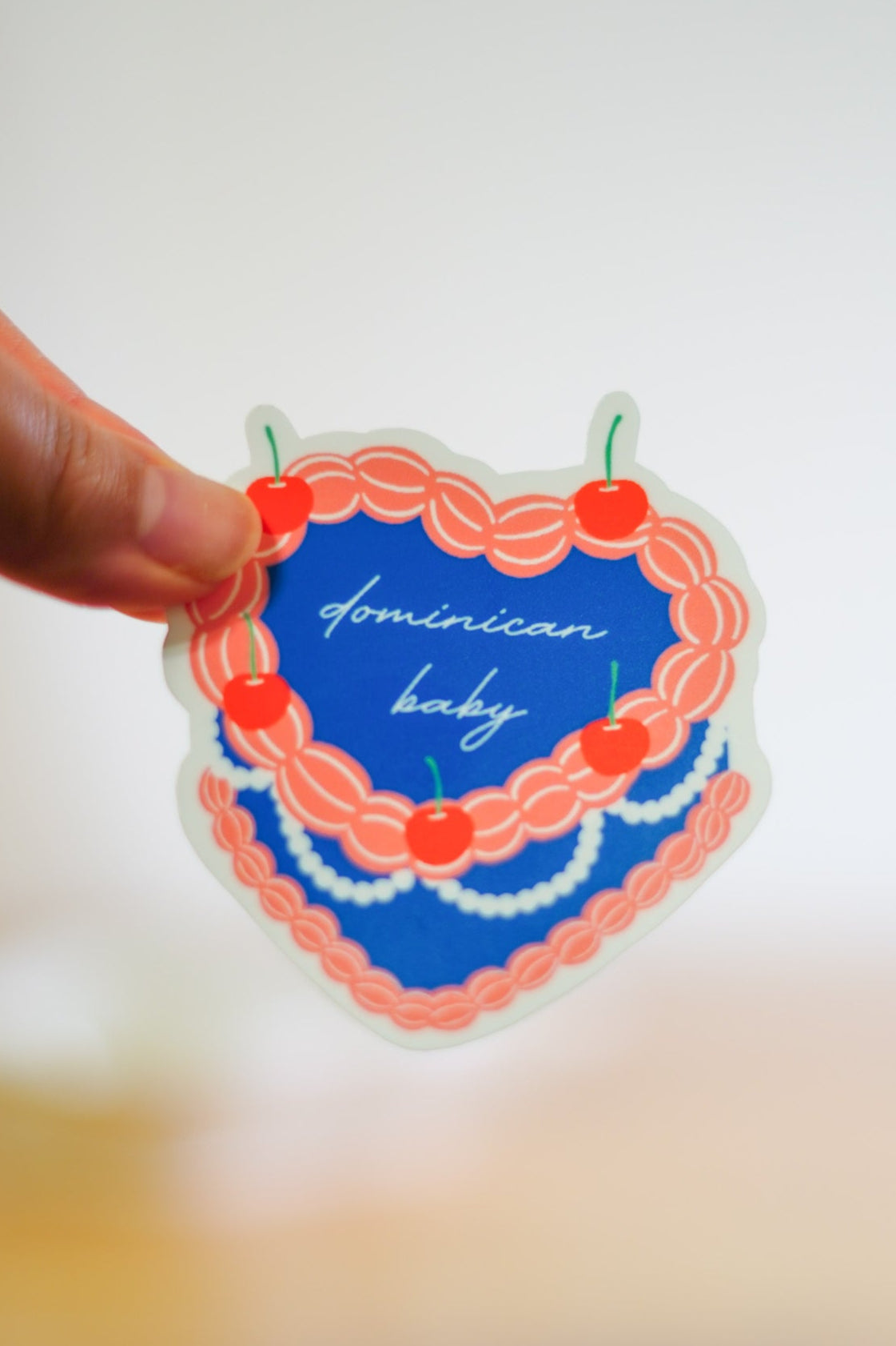 'Dominican' Vintage Pastel Sticker