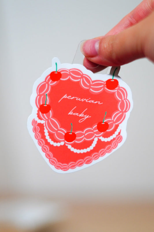 'Peru' Vintage Pastel Sticker