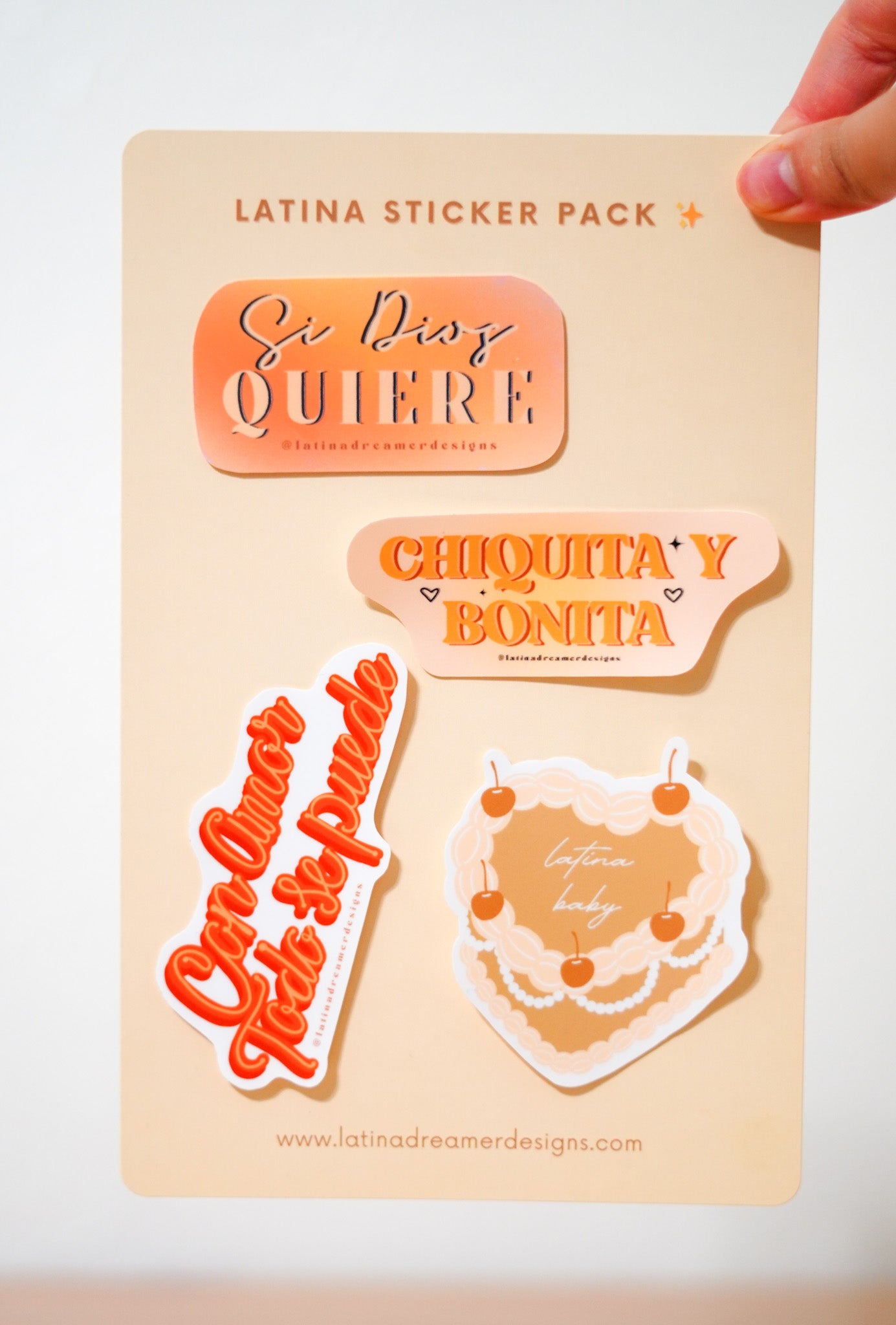 Latina Sticker Pack (Customizable)
