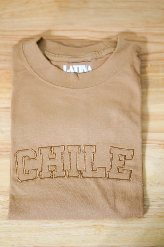 Unisex Embroidered 'Chile' 🇨🇱 Shirt (Size L)