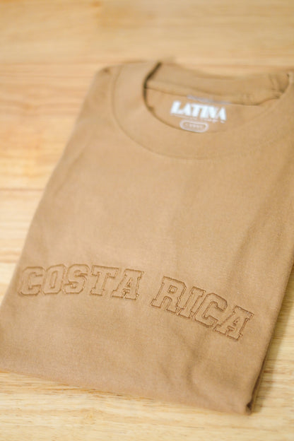 Unisex Embroidered 'Costa Rica' 🇨🇷 Shirt (Size L)