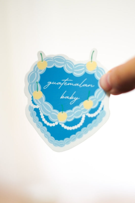'Guatemala' Vintage Pastel Sticker