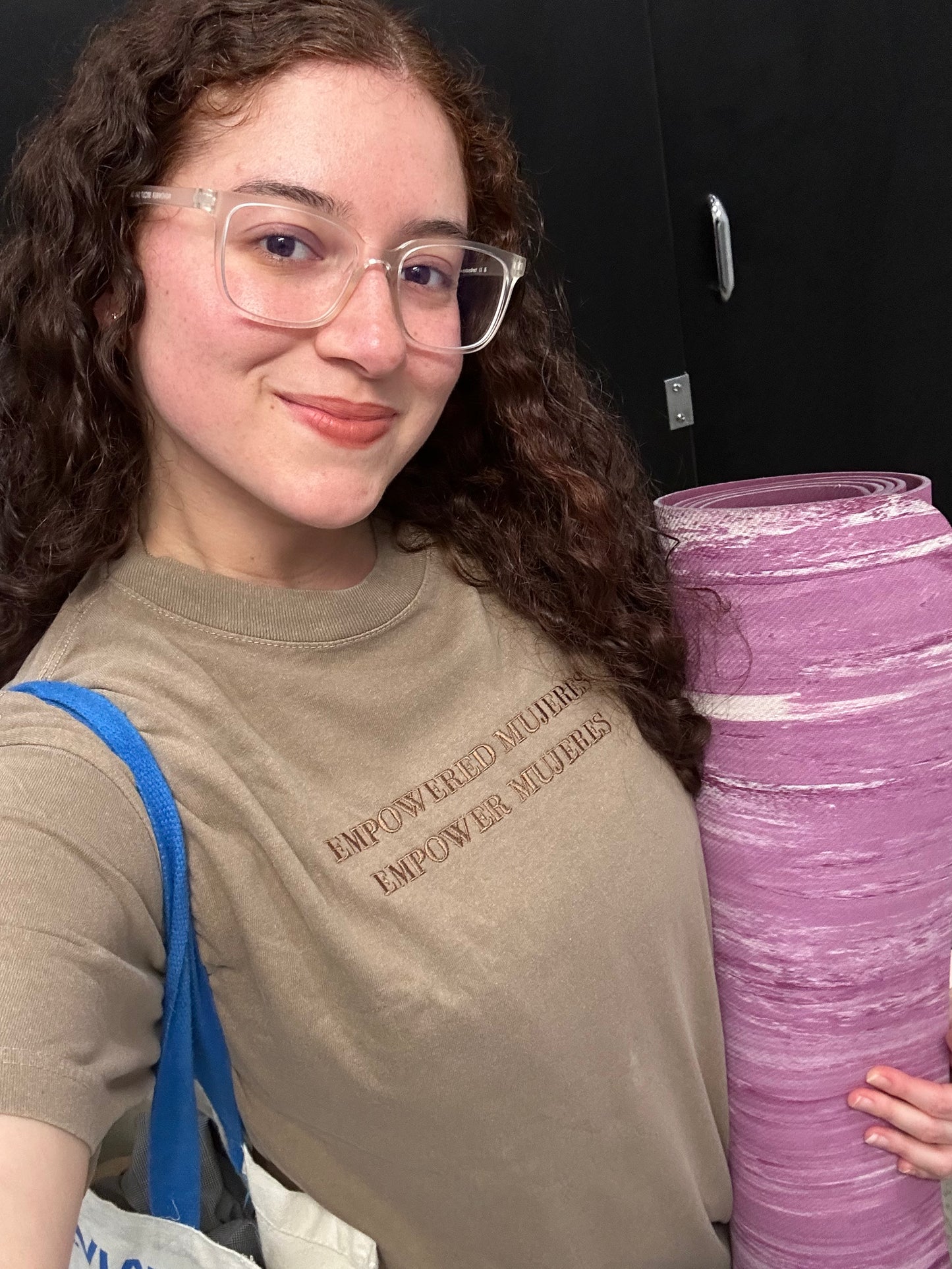 'Empowered Mujeres' Embroidered Shirt (Brown)