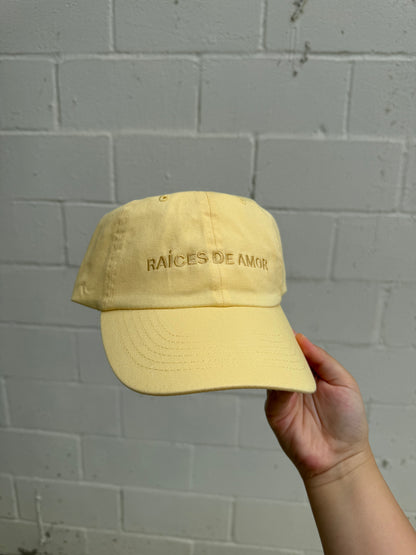'Raíces De Amor' Pastel Yellow Hat