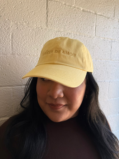 'Raíces De Amor' Pastel Yellow Hat