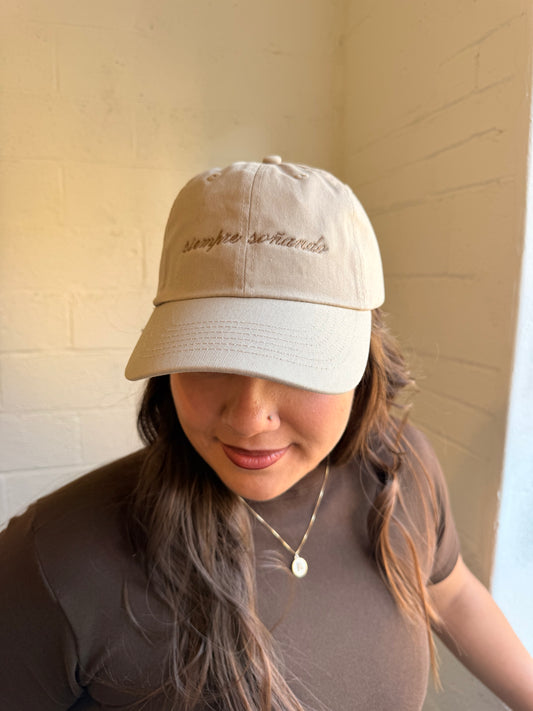 'Siempre Soñando' Khaki Hat