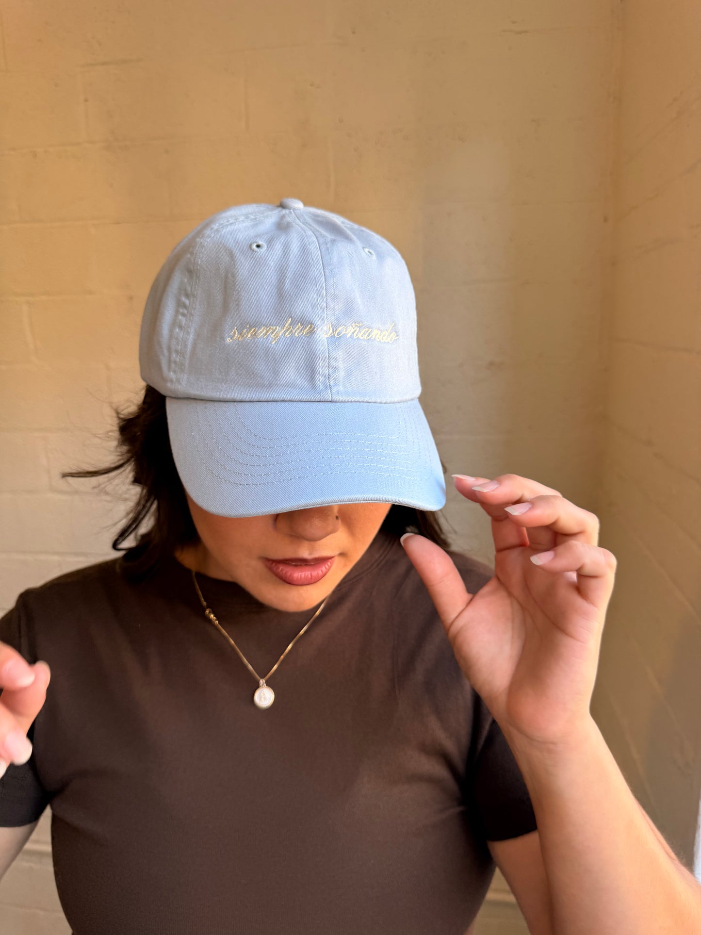 'Siempre Soñando' Baby Blue Hat