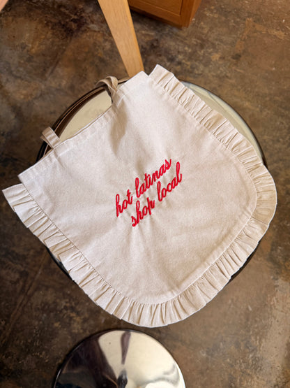 'Hot Latinas, Shop Local' Mini Tote Bag