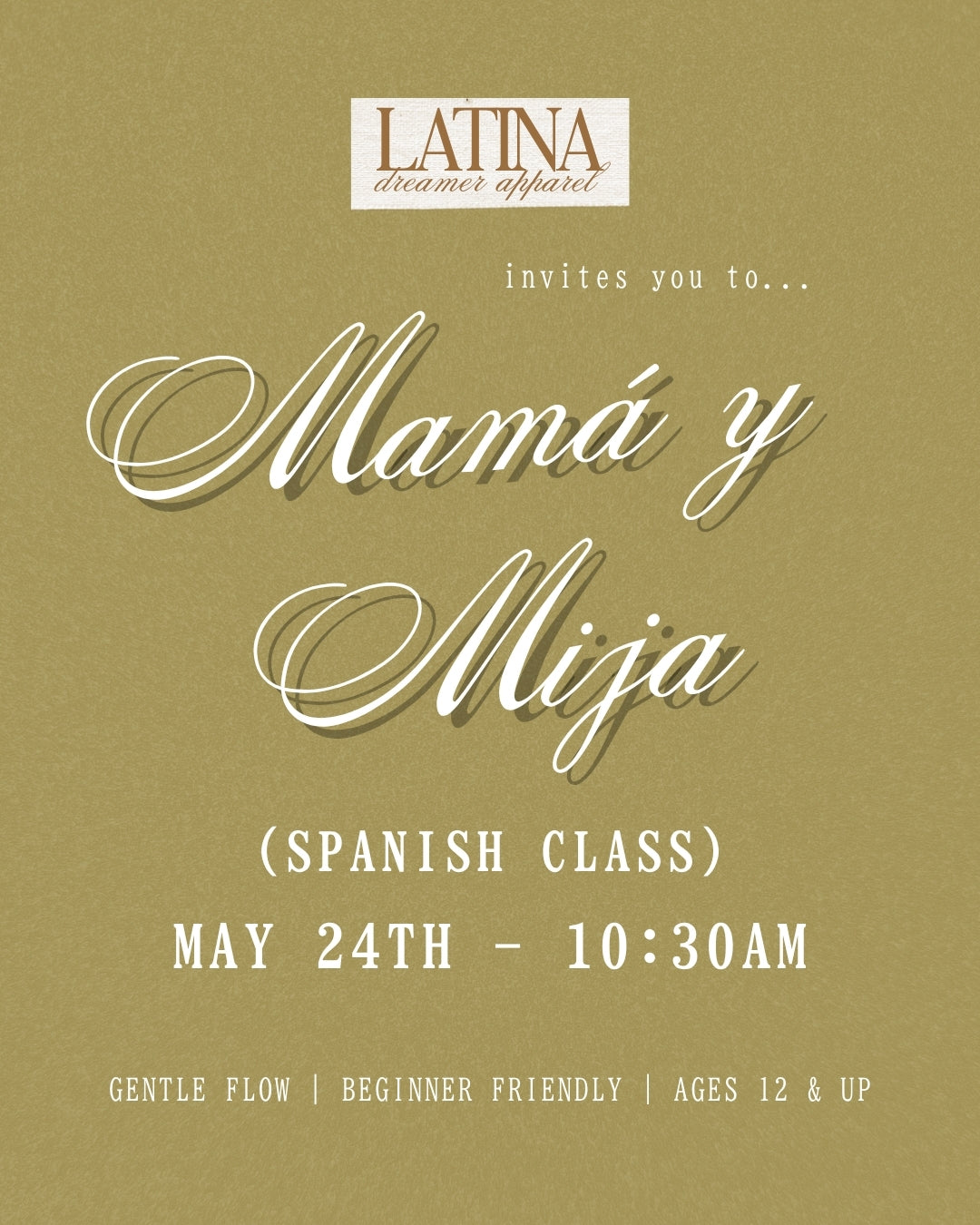 Mamá y Mija: Mom & Daughter Yoga Experience 🍃