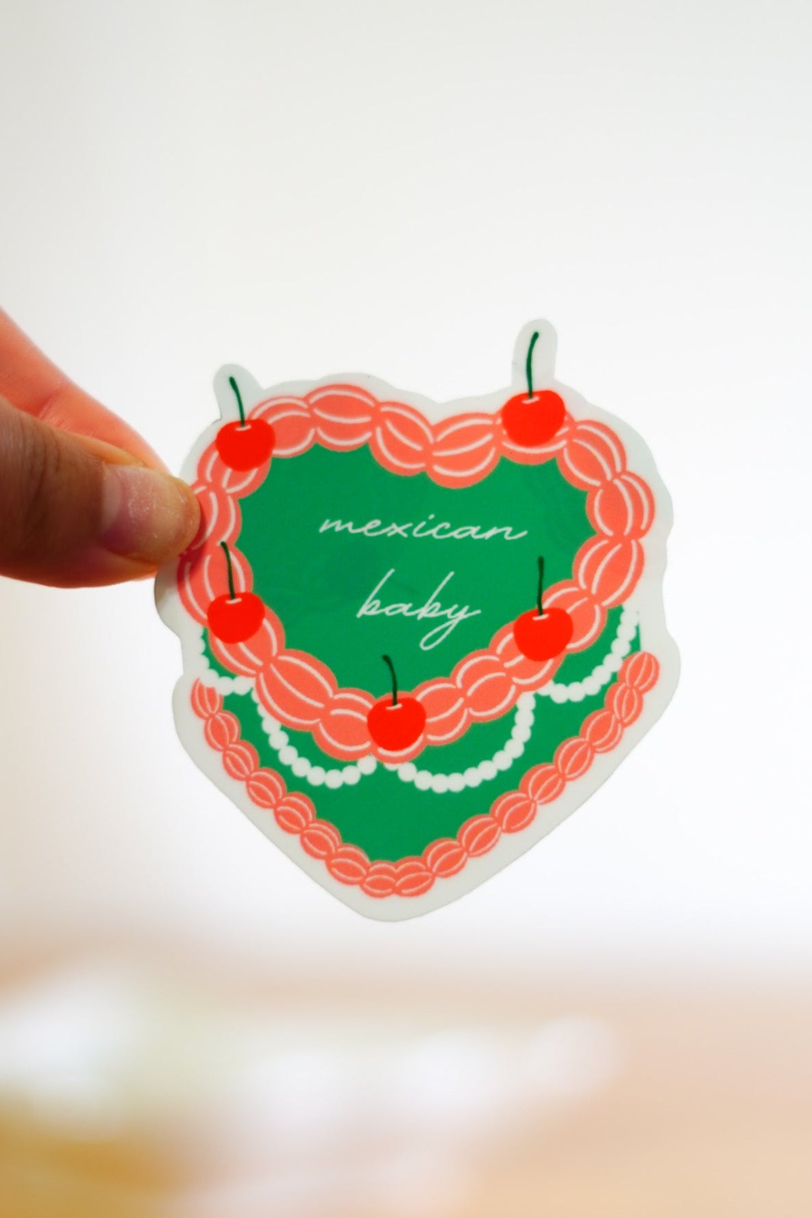 'Mexico' Vintage Pastel Sticker