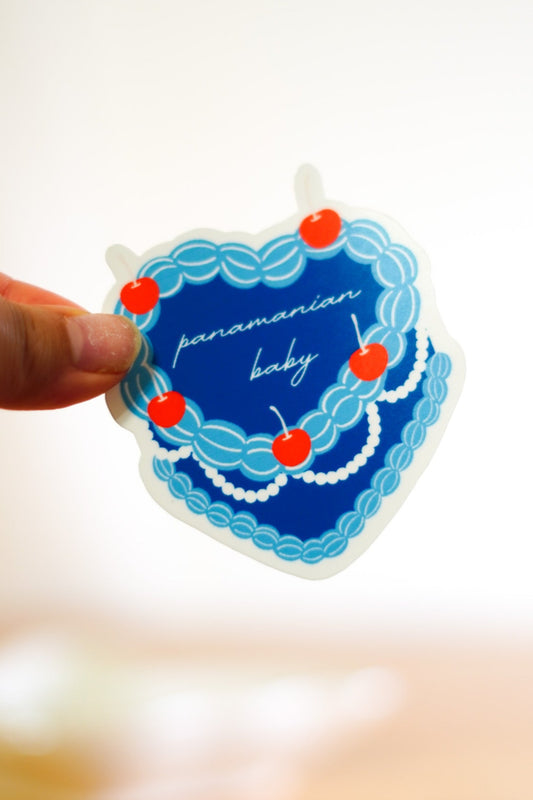 'Panama' Vintage Pastel Sticker