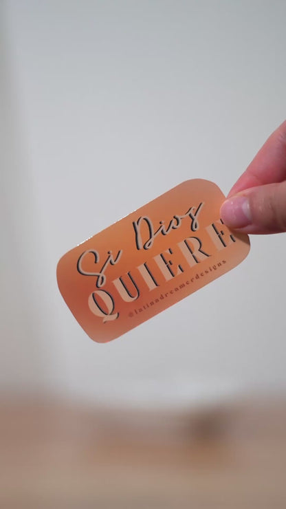 'Si Dios Quiere' Sticker