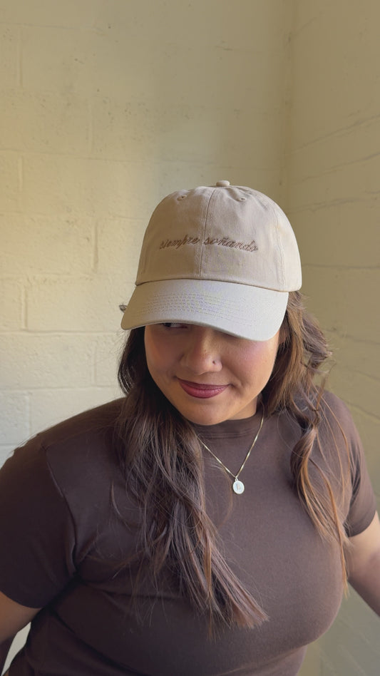 'Siempre Soñando' Khaki Hat